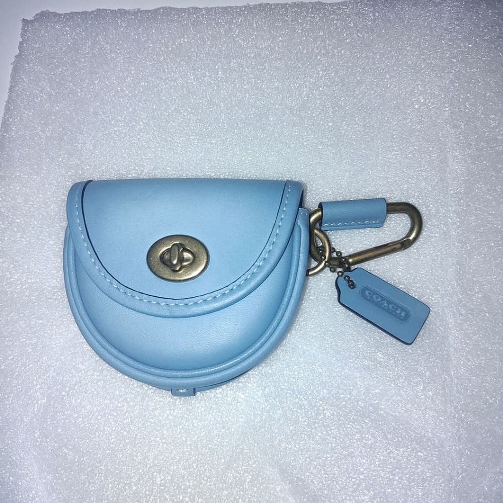 Update SOLD!!!  Coach Light Blue Coin Purse